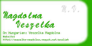 magdolna veszelka business card